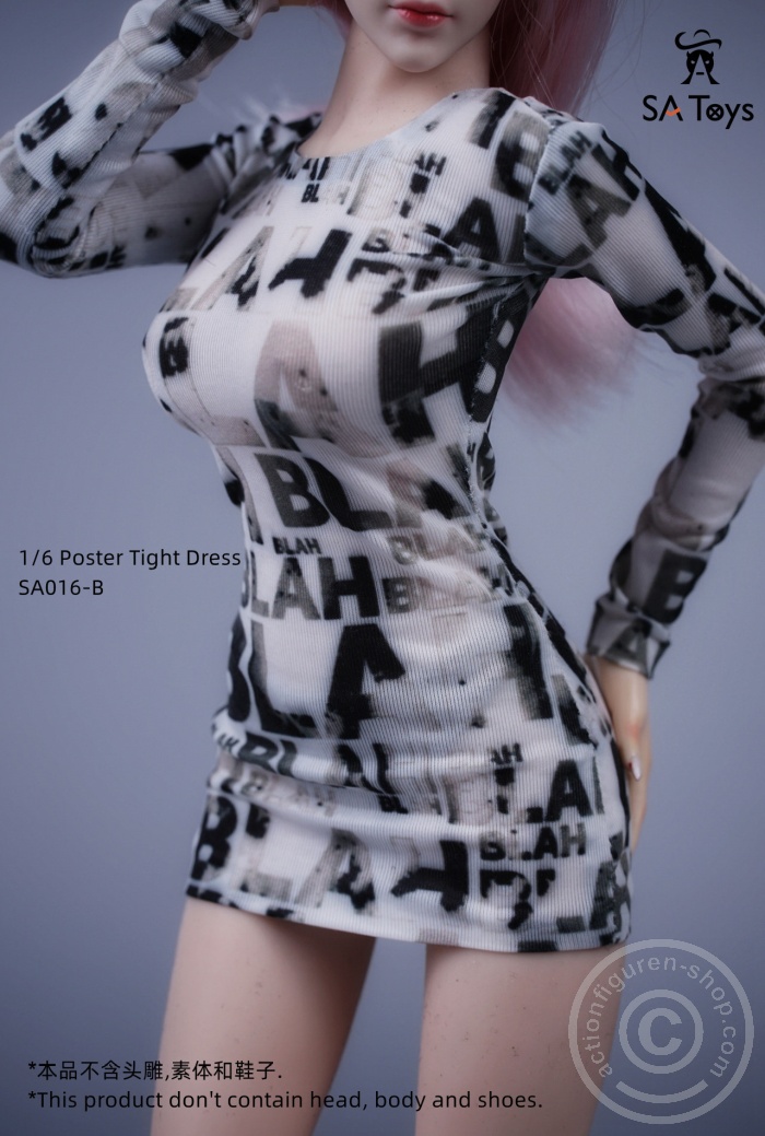 Poster Design Tight Dress - Type B