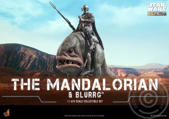 Star Wars: The Mandalorian - Mandalorian & Blurrg - TMS046 Star Wars: The Mandalorian - Mandalorian & Blurrg - TMS046