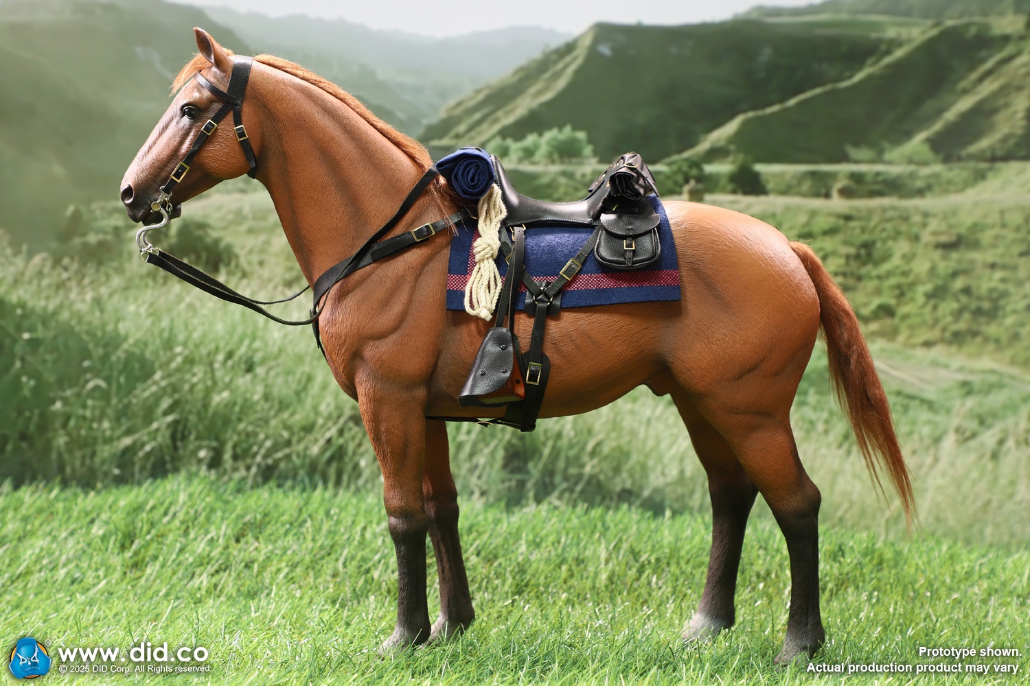 Brown-Red War Horse (Standing) US Army Cavalry - 1/6 scale Brown-Red War Horse (Standing) US Army Cavalry - 1/6 scale