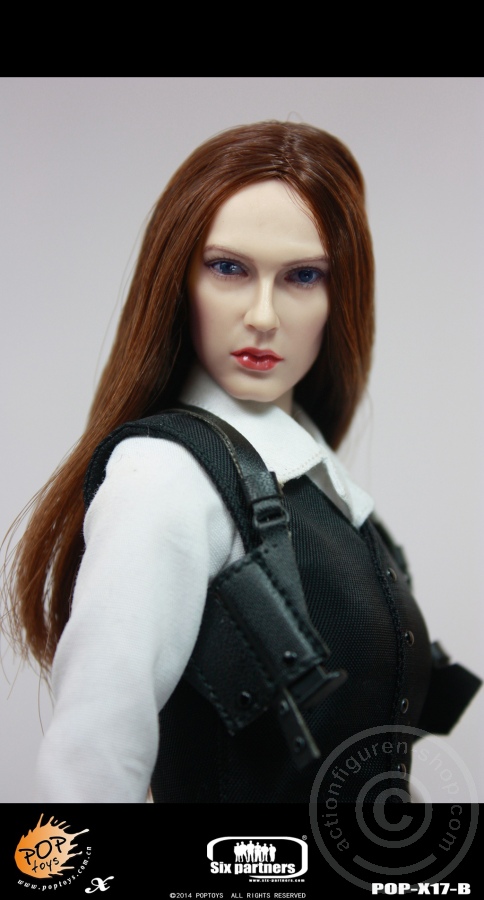 PTx17B-12 MI6 Female Agent - Blue Suit