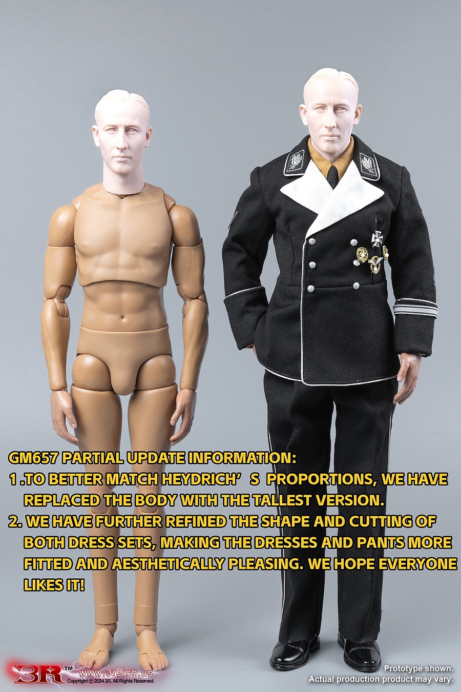 Reinhard Heydrich (Ceremonial Dresses Version) - in 1/6 scale
