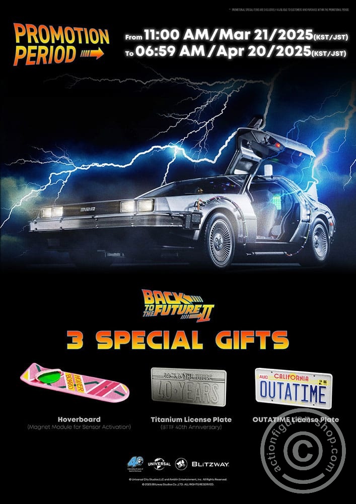 DeLorean Time Machine - Ultimate Masterpiece Series - in 1/6 scale DeLorean Time Machine - Ultimate Masterpiece Series - in 1/6 scale