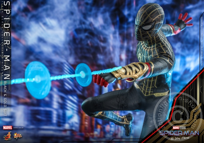 608451-14OAvnfco1SMXCr Spider-Man: No Way Home - Spiderman (Black & Gold Suit) - MMS604