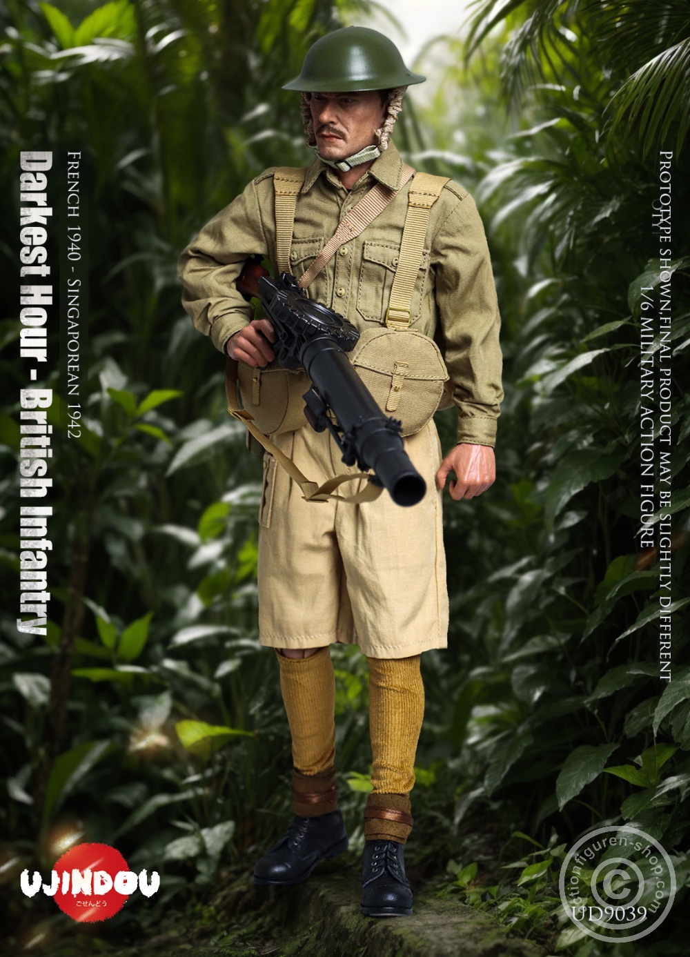 WWII British Infantry - Darkest Hour - French 1940 & Singaporean 1942 - in 1/6 scale WWII British Infantry - Darkest Hour - French 1940 & Singaporean 1942 - in 1/6 scale