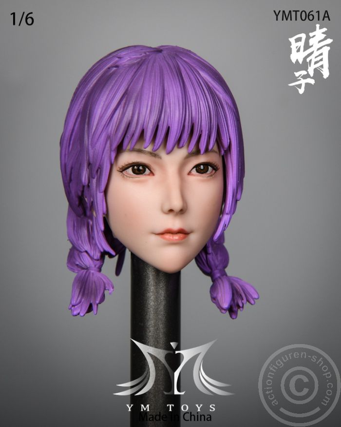 Head - w/ 3 different Hair Parts