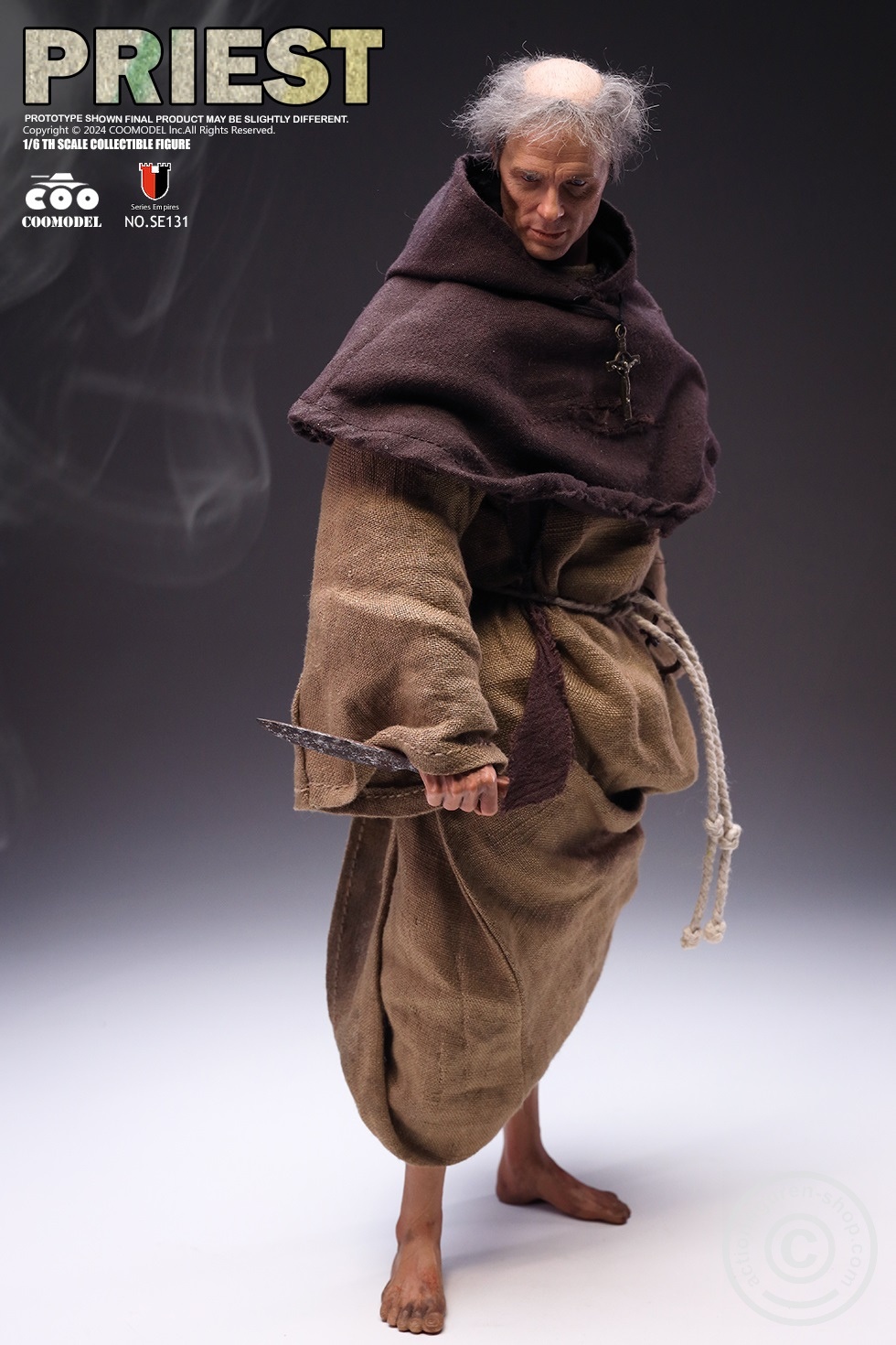 Medieval Priest - Series of Empire - in 1/6 scale