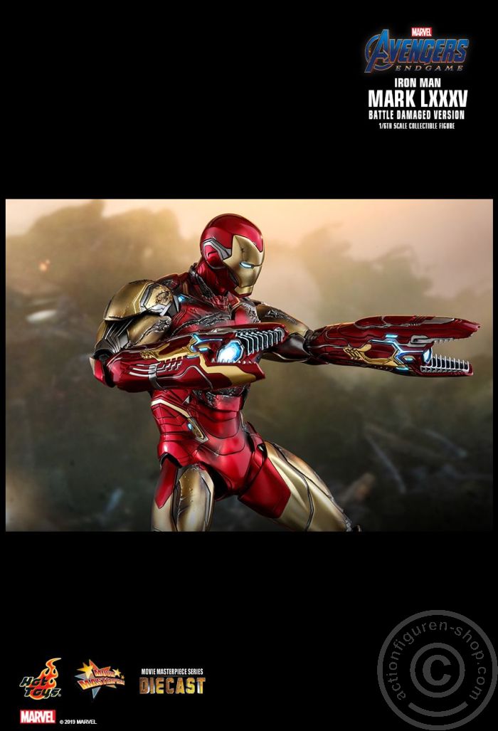 Avengers: Endgame - Iron Man Mark LXXXV (Battle Damaged Version) - MMS543D33 Avengers: Endgame - Iron Man Mark LXXXV (Battle Damaged Version) - MMS543D33