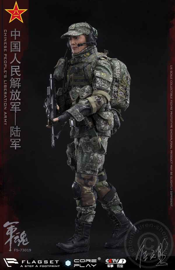 FS73019-20 PLA - Army Machine Gunner