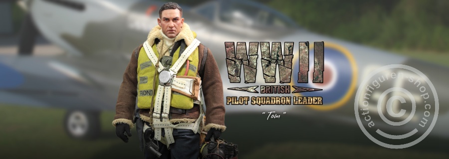 Tom - WWII British Pilot Squadron Leader - in 1/6 scale Tom - WWII British Pilot Squadron Leader - in 1/6 scale