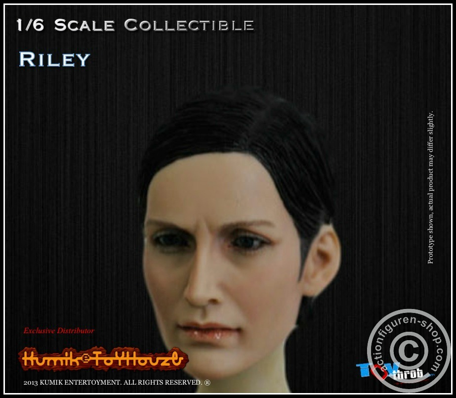 Riley - Kopf - Black - KUMIK