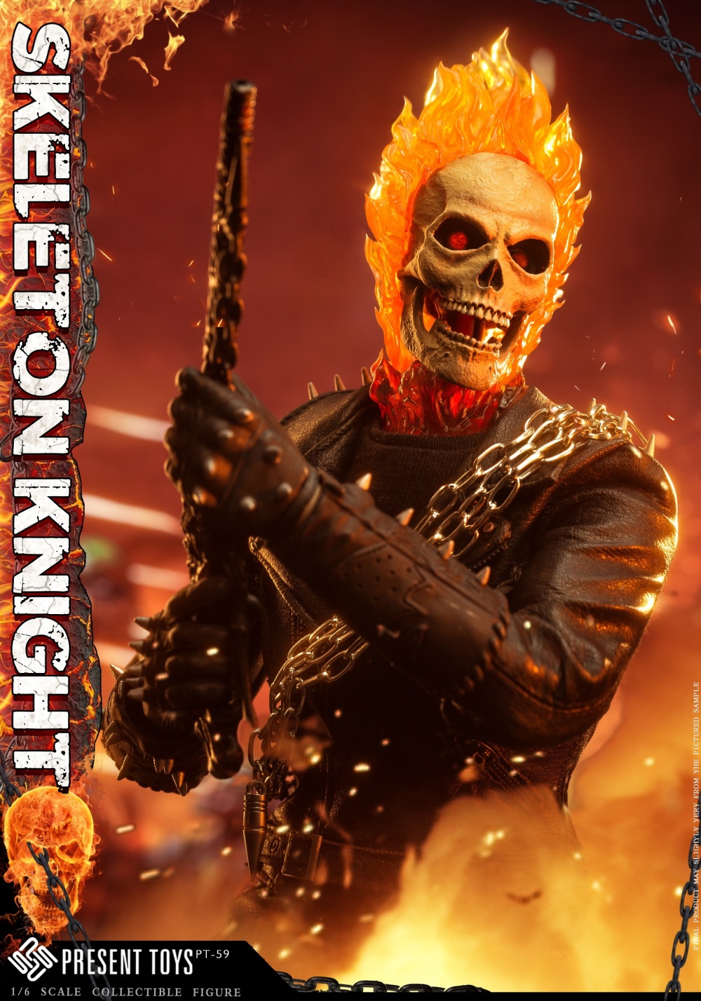 Skeleton Knight - Ghost Rider - in 1/6 scale Skeleton Knight - Ghost Rider - in 1/6 scale