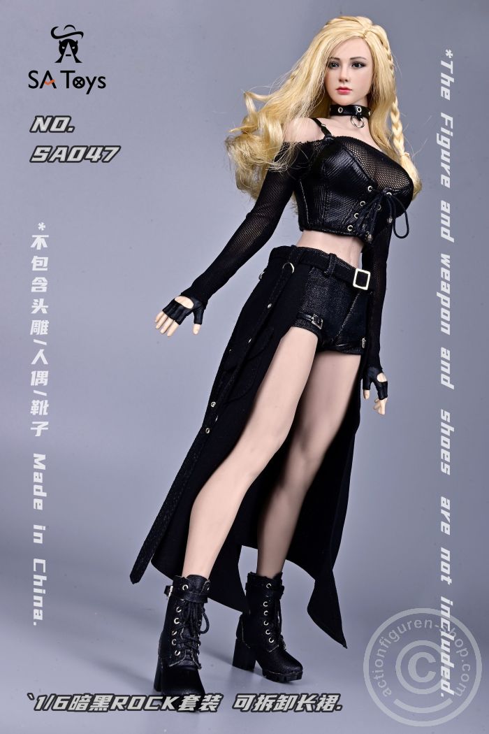 SATSA047-04 Dark Rock Sexy Female Set