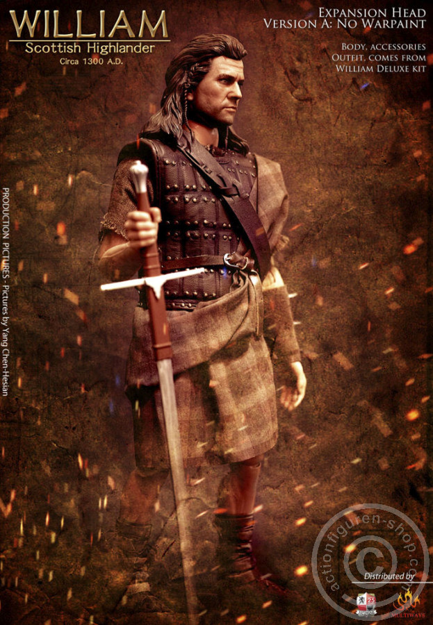 William: Sottish Highlander Head - A