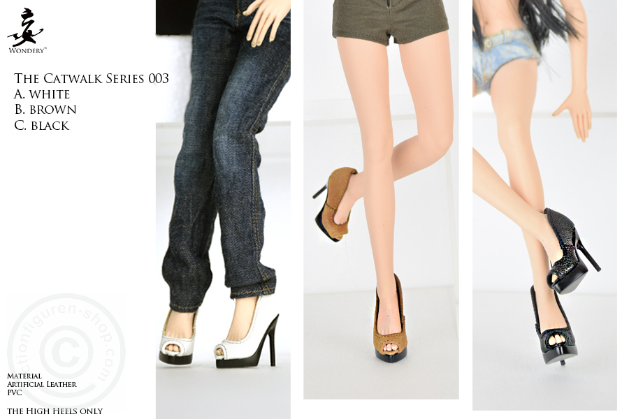 WRCW03-1 High Heels Catwalk 3 Type A - Weiß