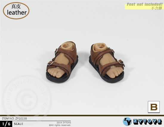 ZY1015B-01 Sandalen - schwarz
