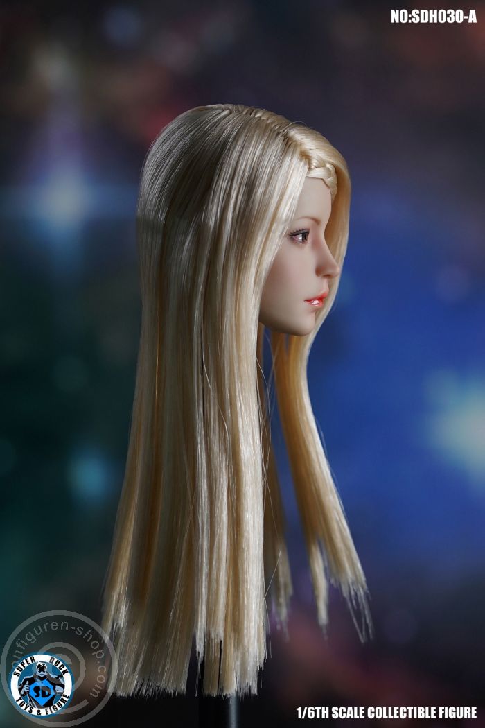 Female Head - long blond Hair Female Head - long blond Hair