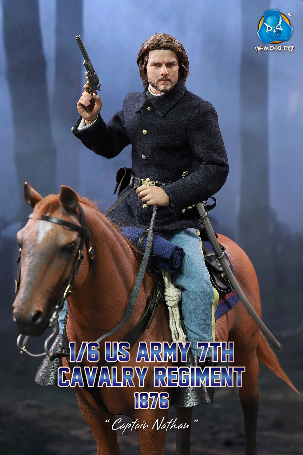 Captain Nathan - US Army 7th Cavalry Regiment 1876 - 1/6 scale