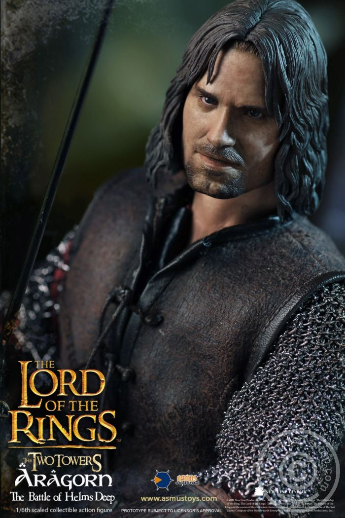 LOTR062-05 Aragorn at Helms Deep - LOTR