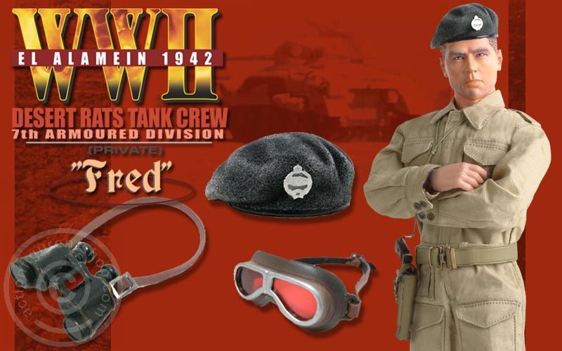 73099-07 Fred - Desert Rats Tank Crew - History CHannel Exclsuive