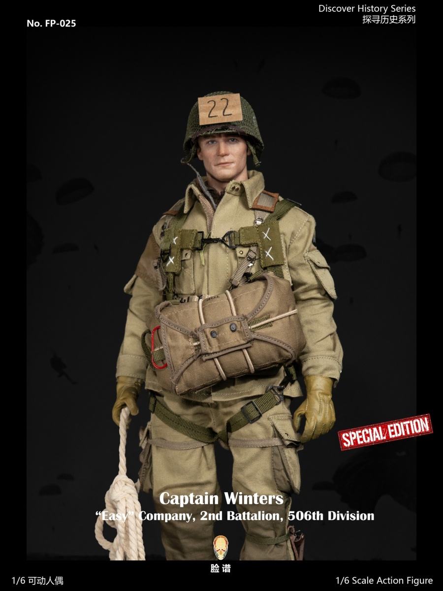 WWII US Airborne Division E Company Captain - Movie - Special Edition - in 1/6 scale