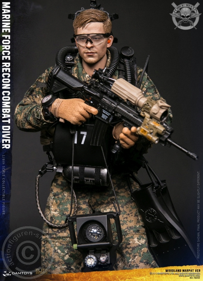 Marine Force Recon Combat Diver - Woodland