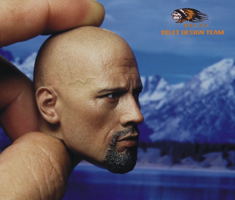 Dwayne Johnson Head