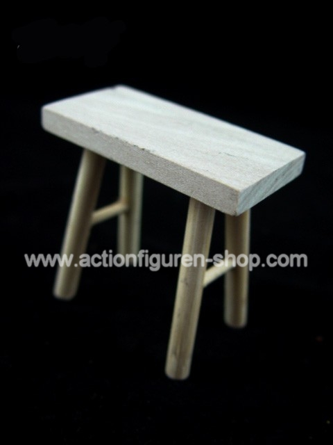 JJ003-03I58lFT4adbsMP Hocker - Holz (1 Stück)