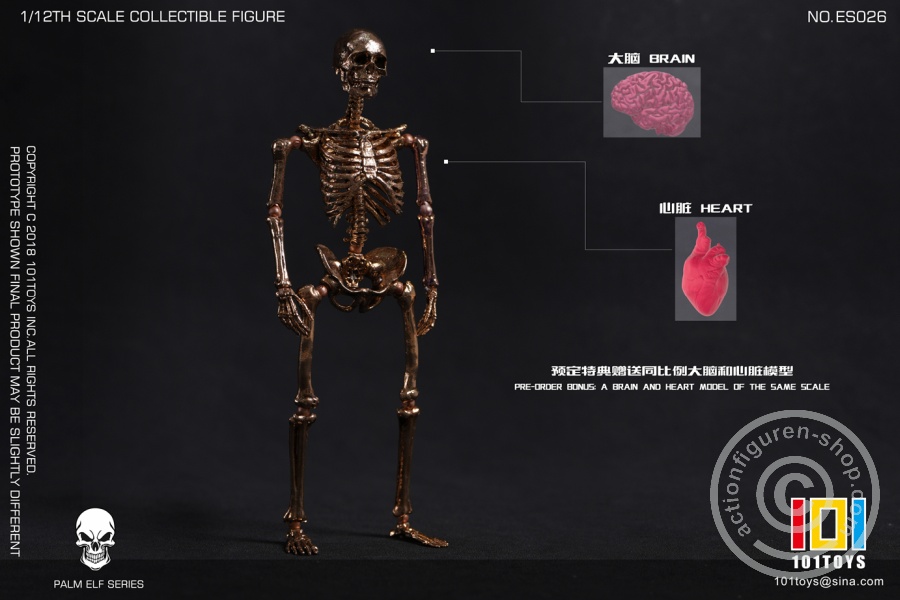 Palm Elf Series - Skeleton Frame Body - Limited Edition Gold double Set - in 1/12 scale