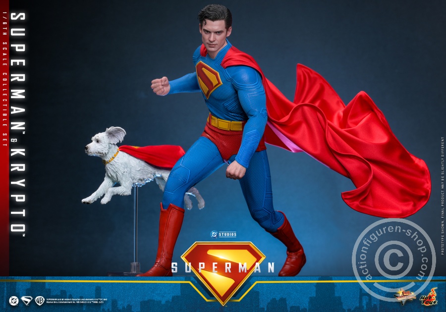 Hot Toys – MMS812 - Superman - 1/6th scale Superman & Krypto Collectible Set Hot Toys – MMS812 - Superman - 1/6th scale Superman & Krypto Collectible Set
