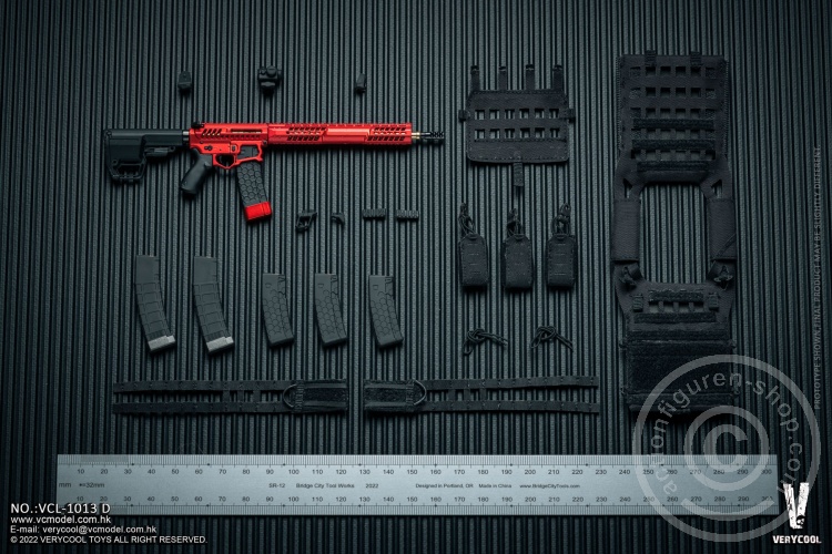 UDR-15 Rifle and Gear Set (Scarlet)