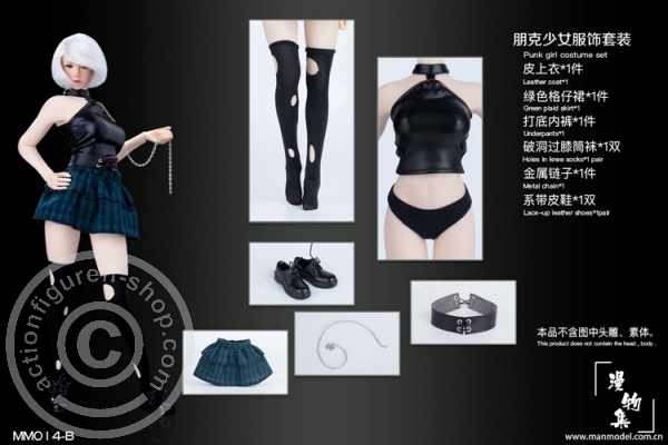 Punk Girl Costume Set - B