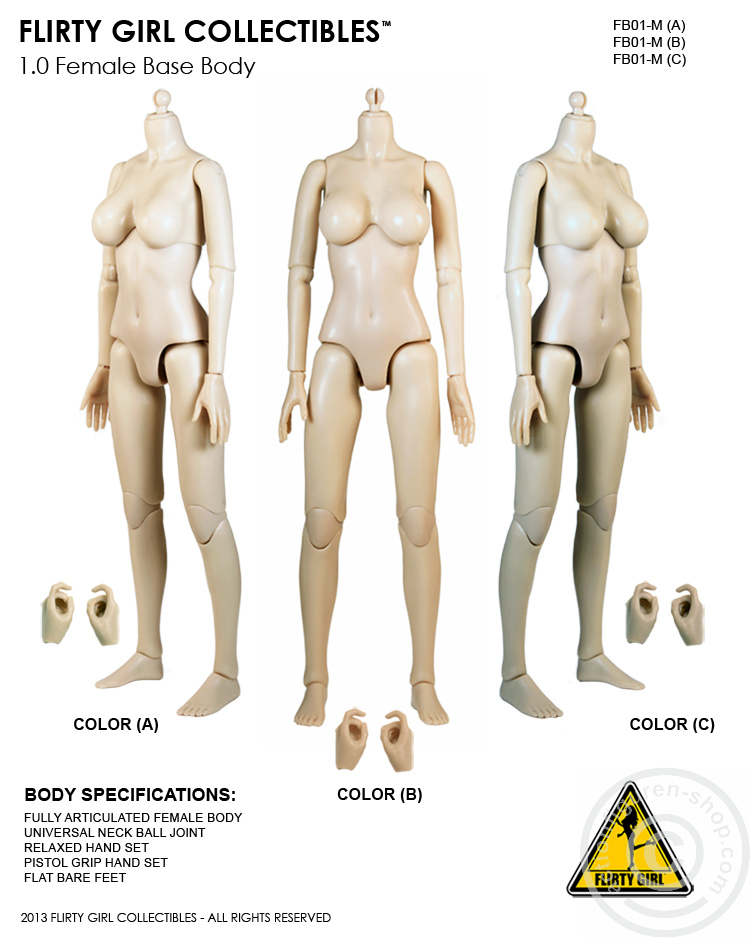 Female Body - medium Bust - Color A