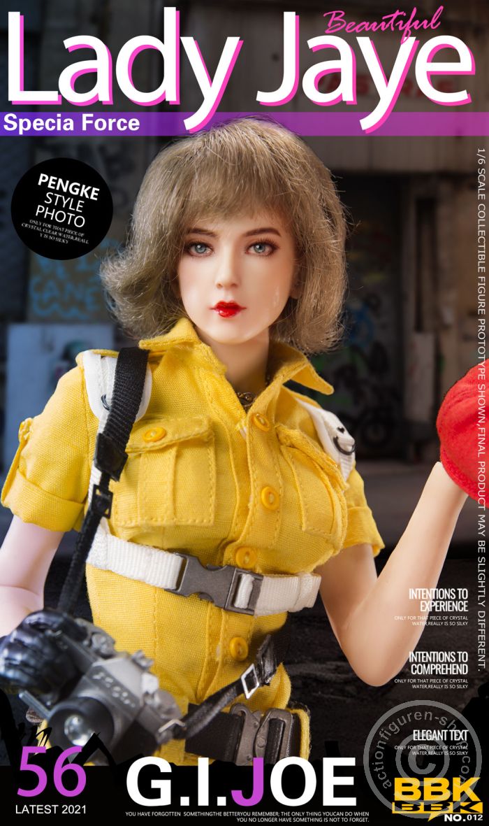 BBK012-14 Lady Jaye - GI-JOE Female Soldier Model