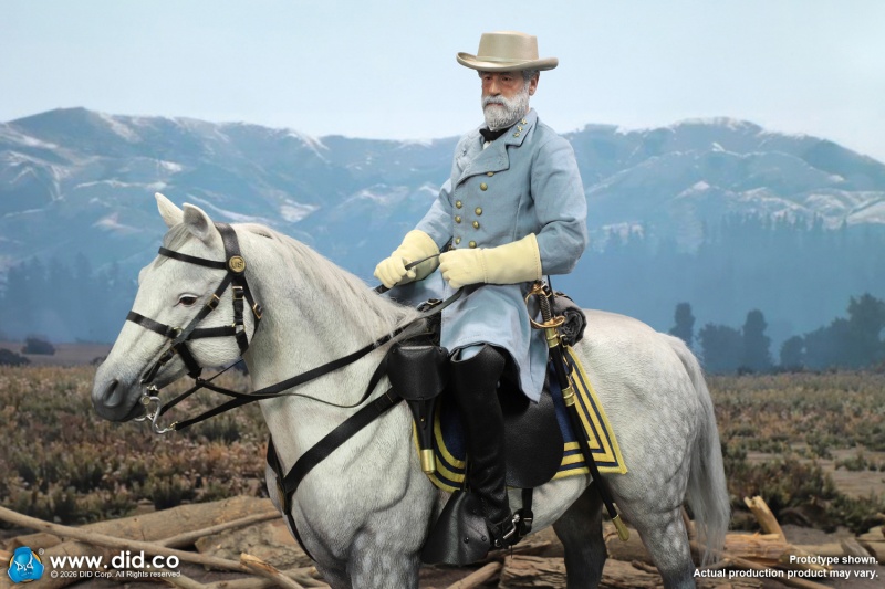 Civil War White War Horse (Standing) - 1/6 scale