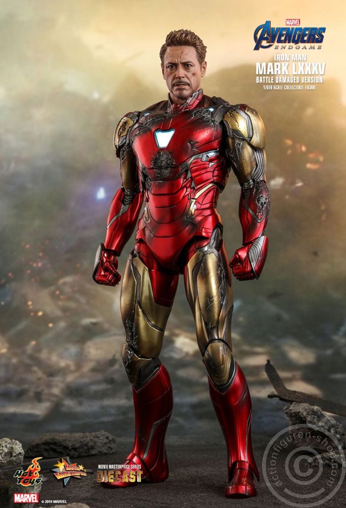 Avengers: Endgame - Iron Man Mark LXXXV (Battle Damaged Version) - MMS543D33 Avengers: Endgame - Iron Man Mark LXXXV (Battle Damaged Version) - MMS543D33
