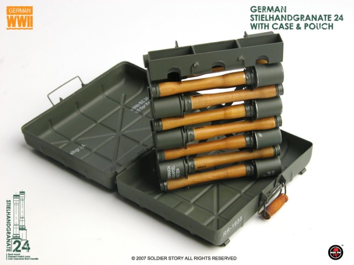 SSt-M24-01 Stielhandgranate 24 mit Packkasten