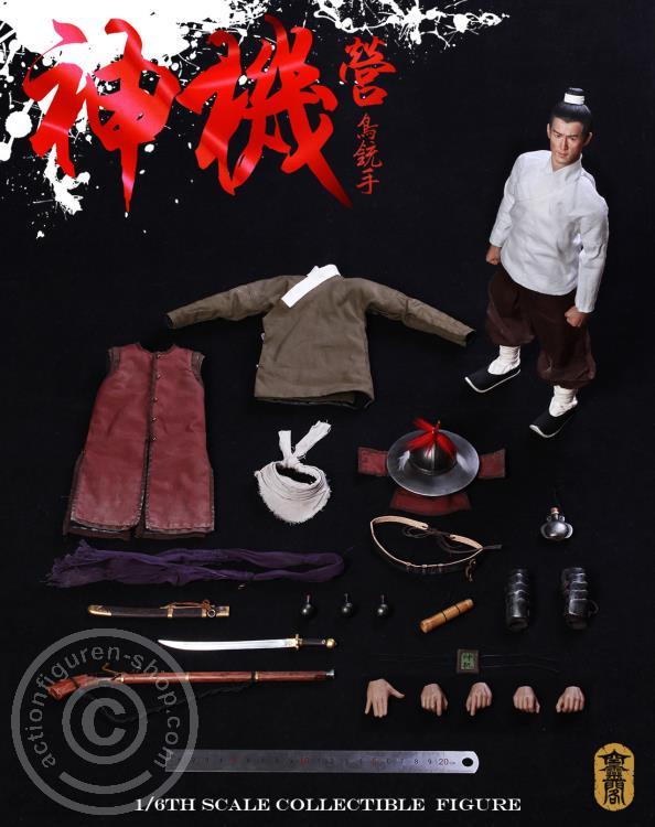 klg001-095Q2Eblcnm8mpX Wanli Korean War Figure - Shenjiying Musketeer