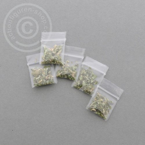 1 Mini Ziplock Bag 17 x 25mm - w/ Weed filling