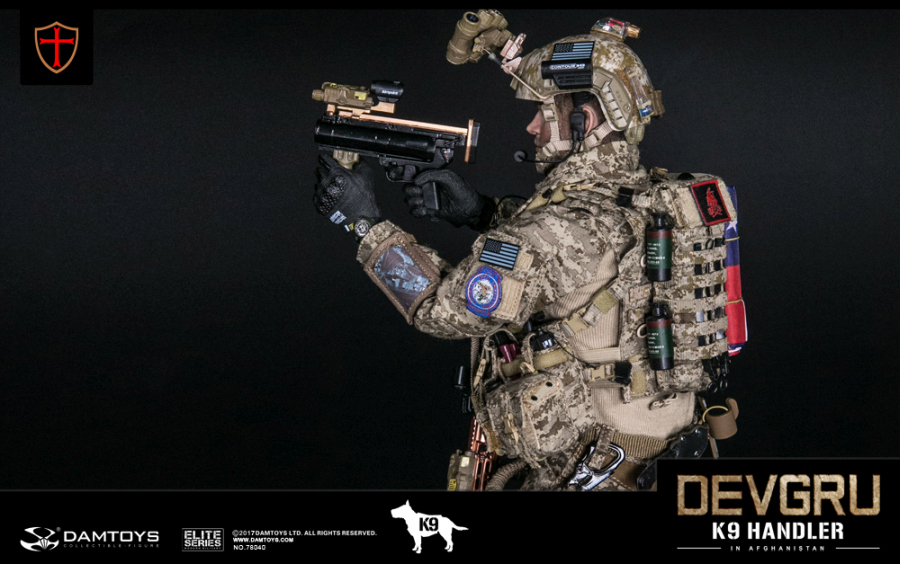 DA78040-13 DEVGRU K9-Handler in Afghanistan