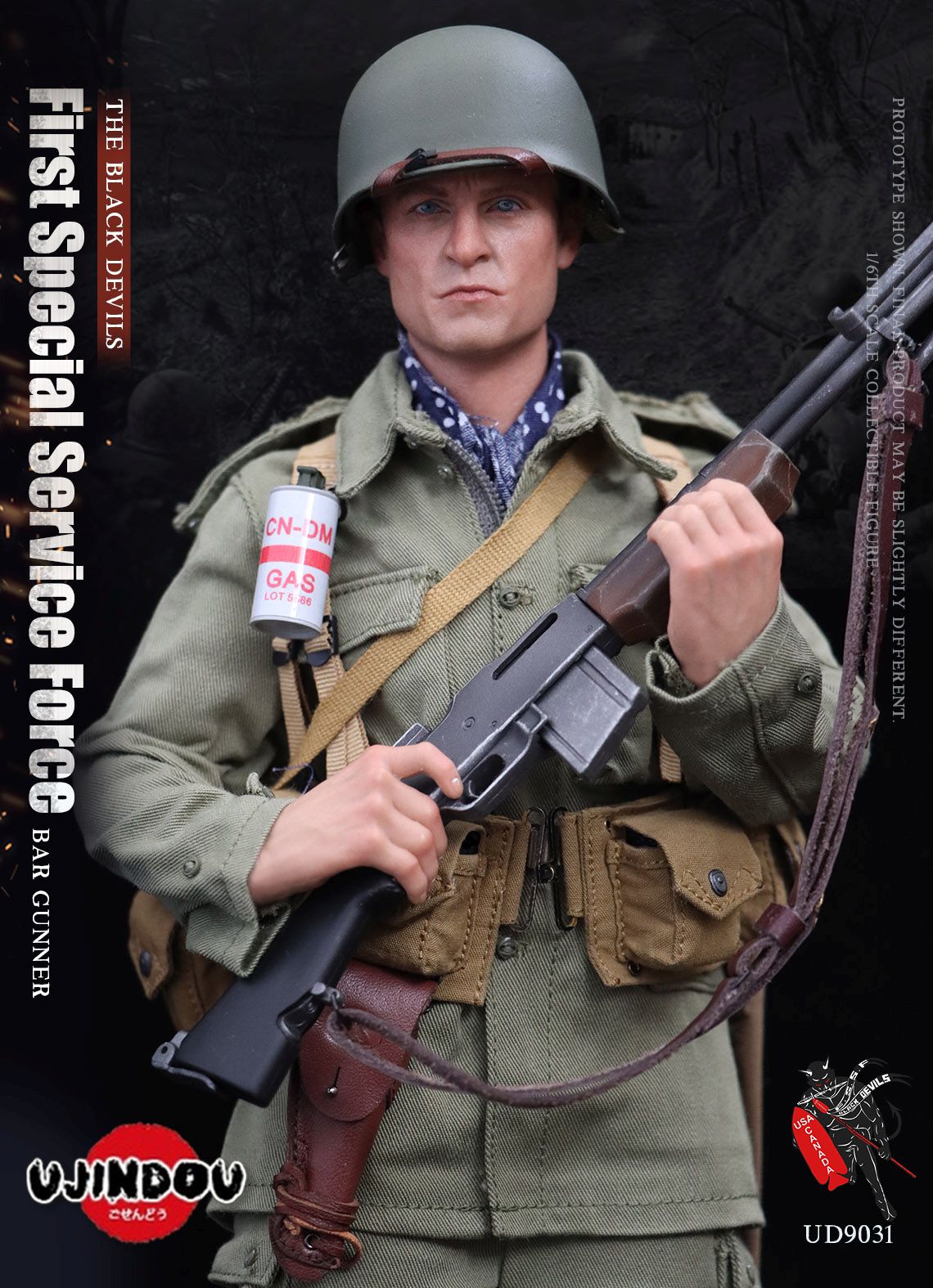 First Special Service Force - BAR Gunner - The Black Devils