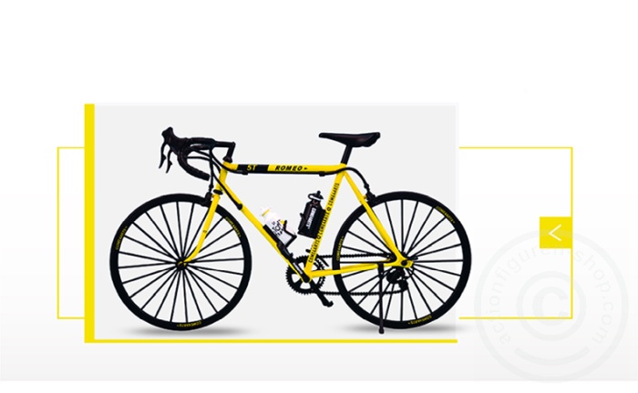 Race - Bicycle - Yellow