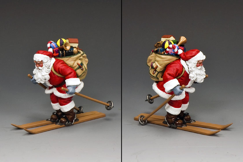 Ski-ing Santa