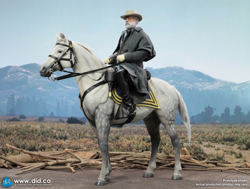Civil War White War Horse (Standing) - 1/6 scale
