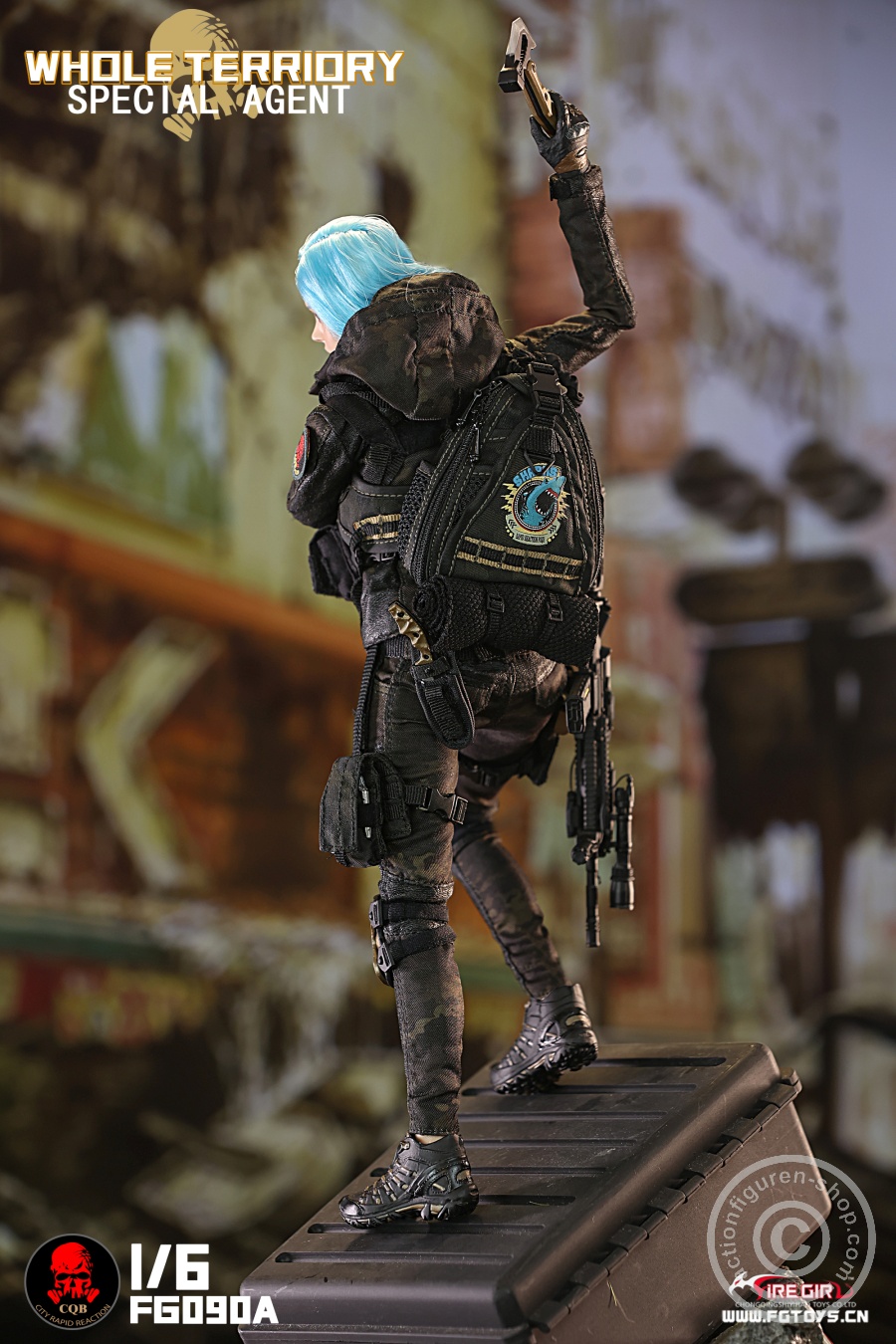 All Territory Secret Agent CQB Tactical Team Suit - Outfit & Accessoire Set - in 1/6 scale