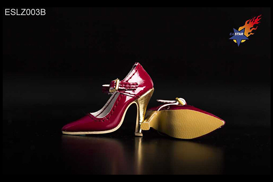 High Heels - red/gold