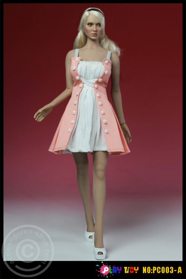 pt-pc003a-025YPBdxcDyy1cK Kleid mit High Heels - pink/weiß