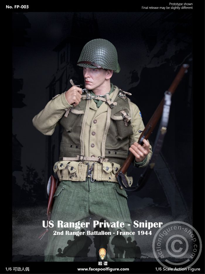 FP003B-10 Sniper Private Jackson US Army Ranger - Special Edition w/ Diorama