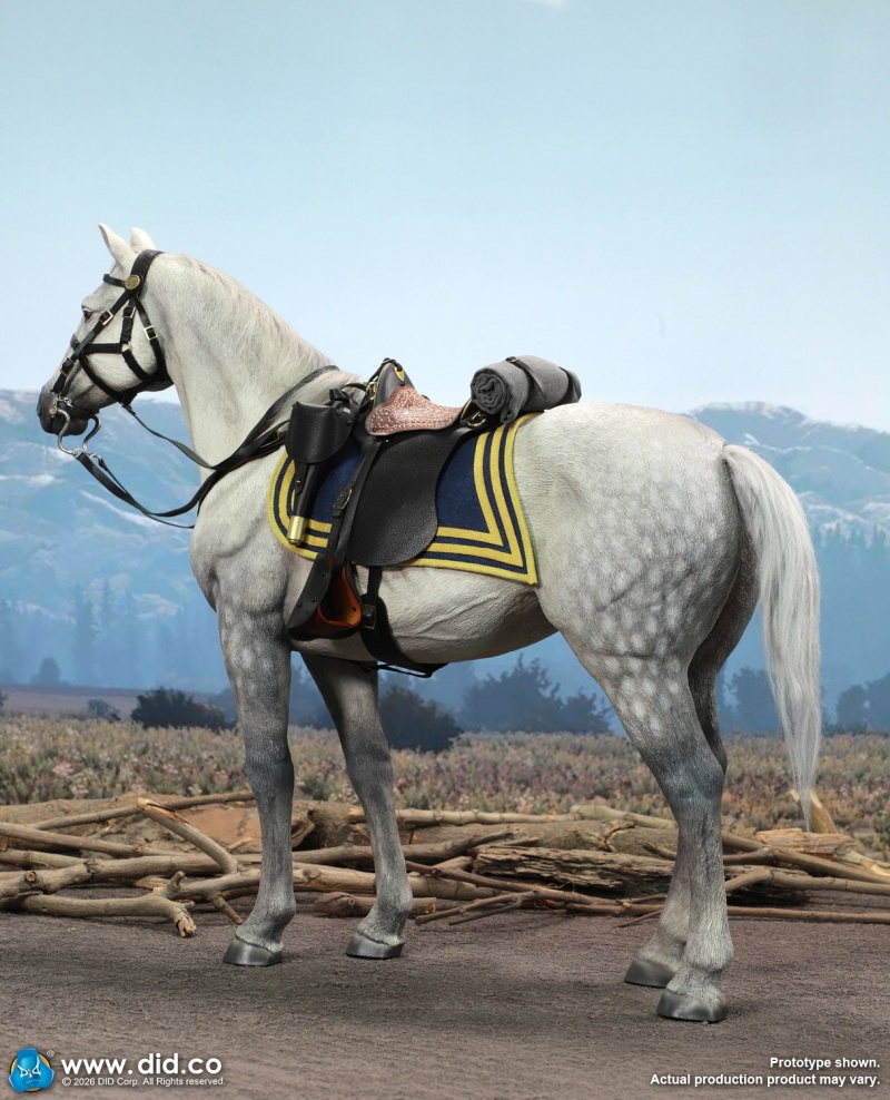 Civil War White War Horse (Standing) - 1/6 scale