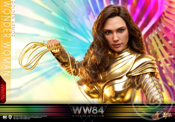 605412-13 Wonder Woman 1984 - Golden Armor Wonder Woman (Deluxe Version) - MMS578
