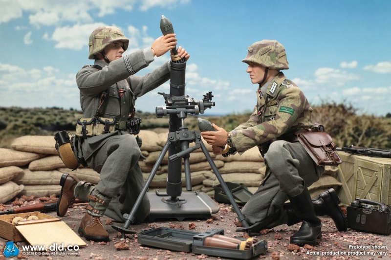 Bruno - WWII German GD Infantry Mortarman - in 1/6 scale